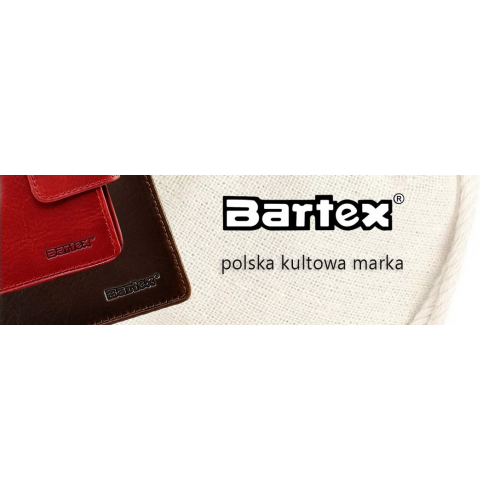 BARTEX 10220M skórzany portfel męski czarny